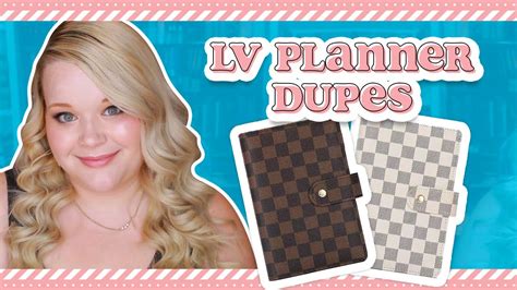 louis vuitton dupe planner